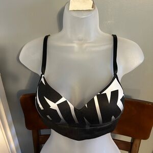 - Victoria's Secret Black and White Bra with Adjustable Straps and Molded …